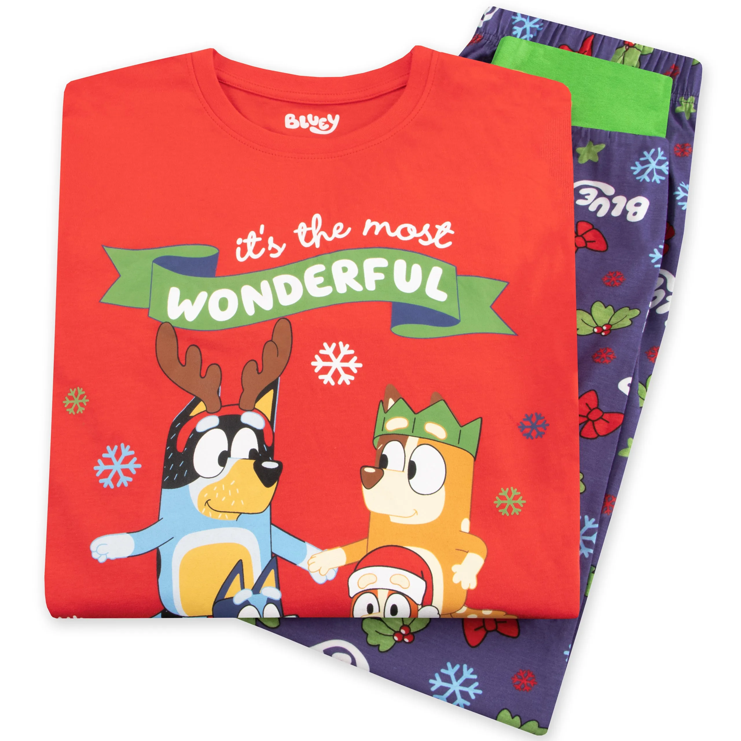 Bluey Womens Christmas Pajamas