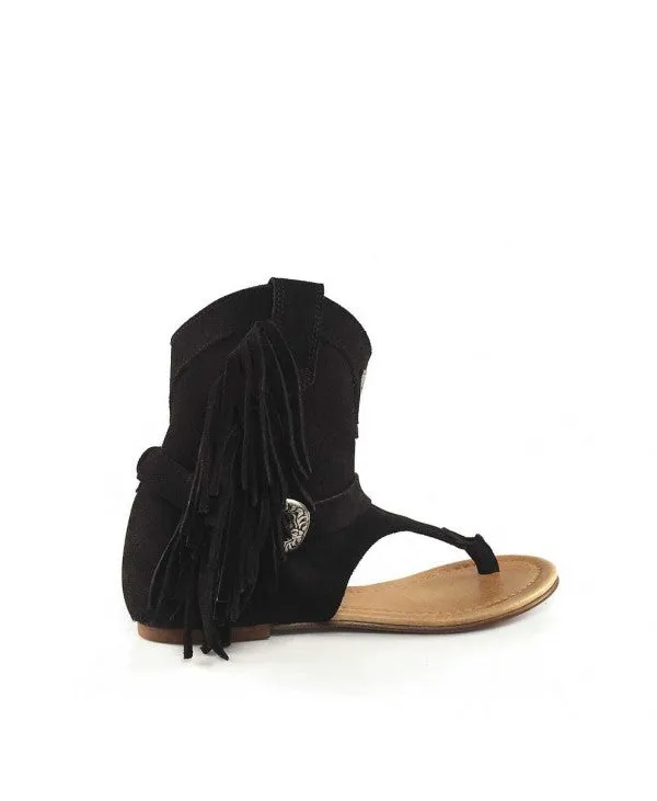 Boho West Black Basic Women's Sandals