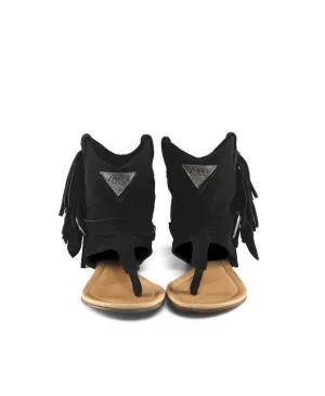 Boho West Black Basic Women's Sandals