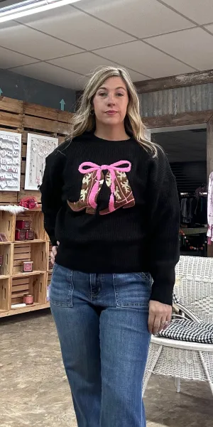 Boots & Bows Sweater
