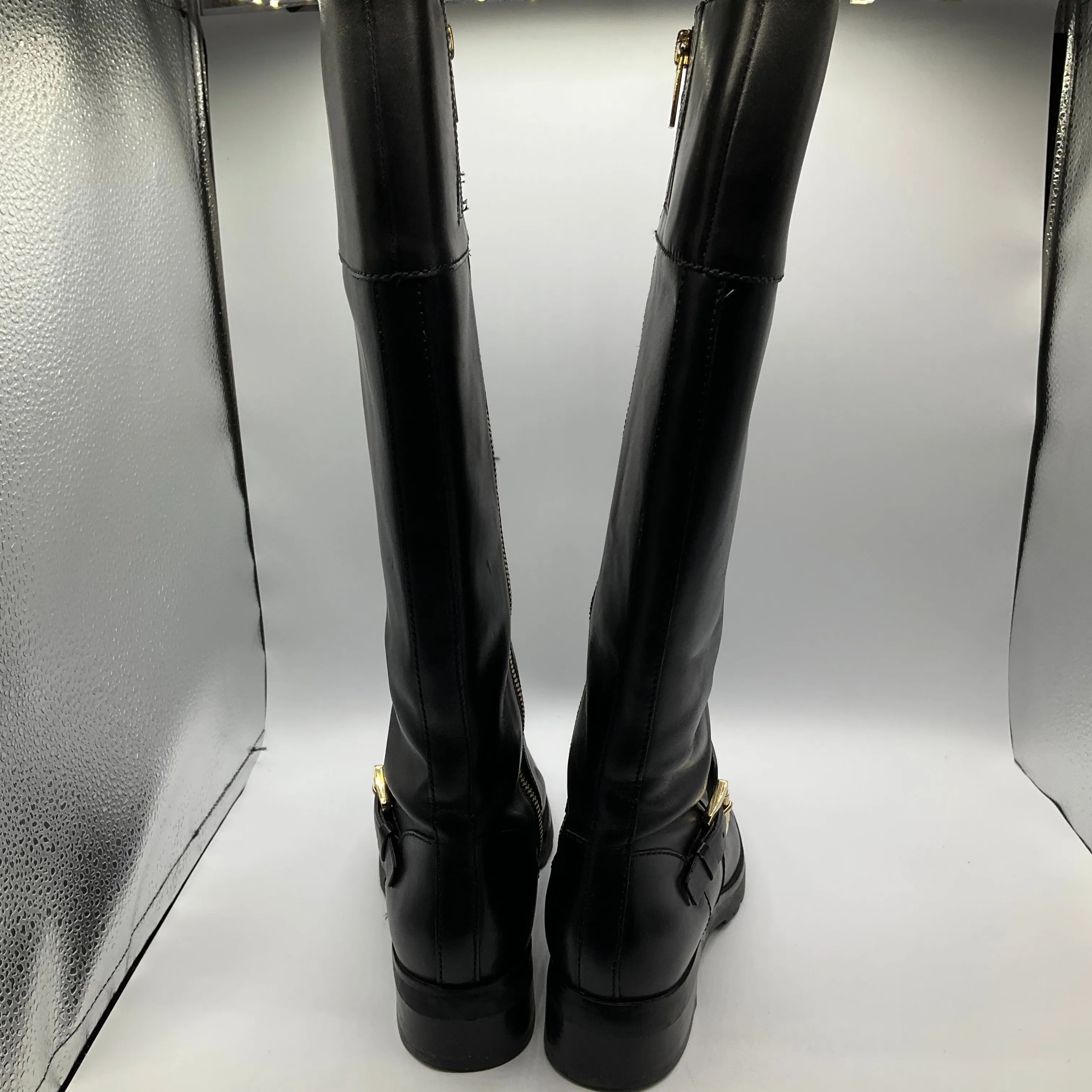 Boots Knee Flats By Michael By Michael Kors In Black, Size: 7.5