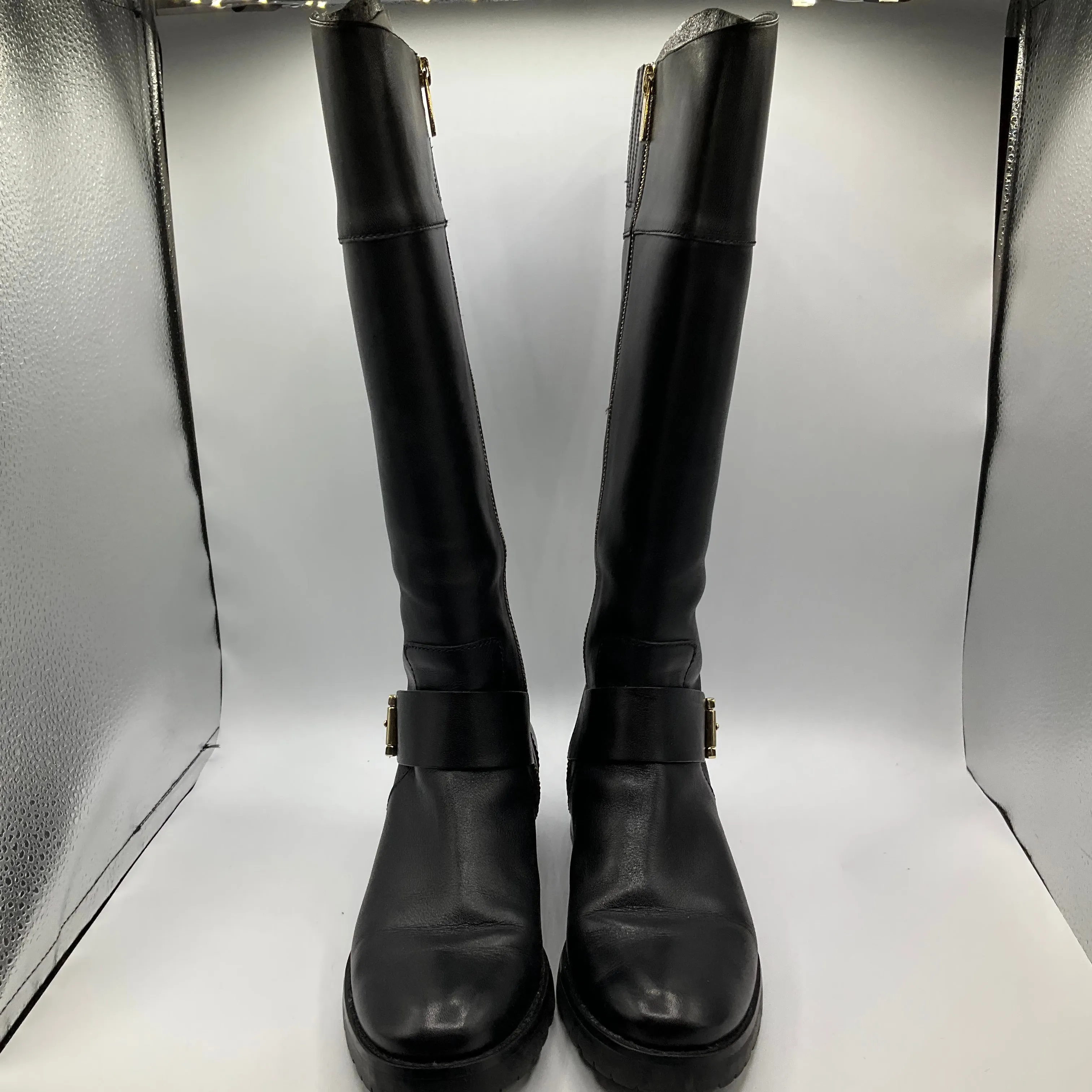 Boots Knee Flats By Michael By Michael Kors In Black, Size: 7.5