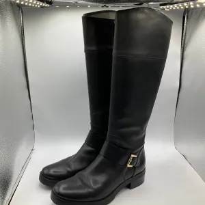 Boots Knee Flats By Michael By Michael Kors In Black, Size: 7.5