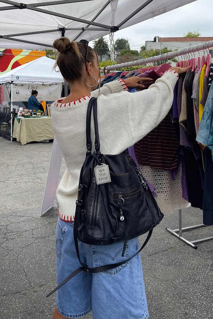 Bow Accent Knit Top