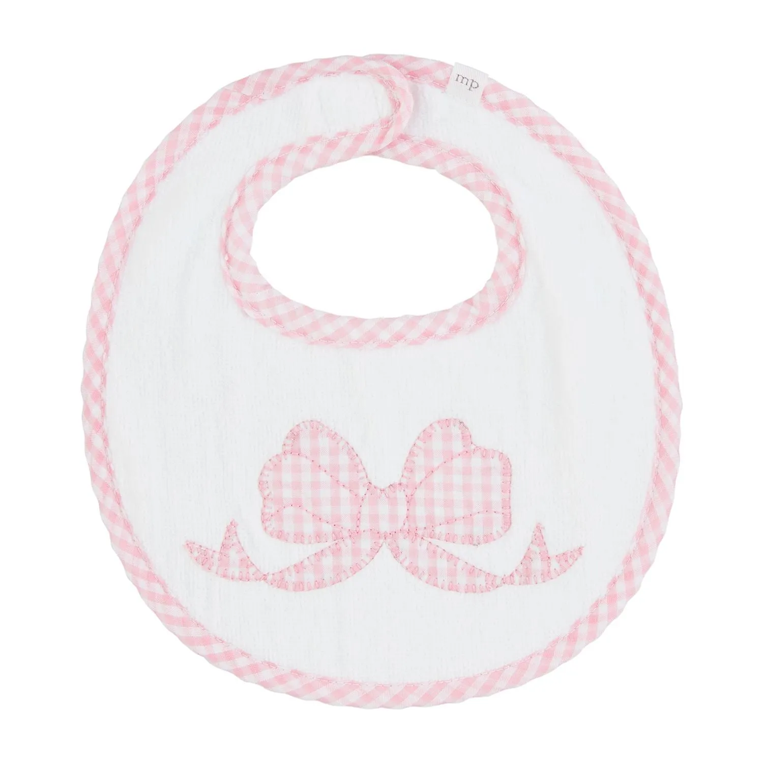 Bow Applique Terry Bib