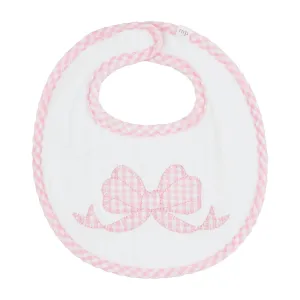 Bow Applique Terry Bib