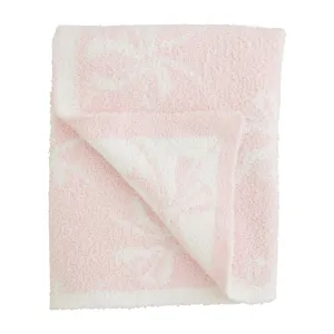 Bow Chenille Blanket {Pink}