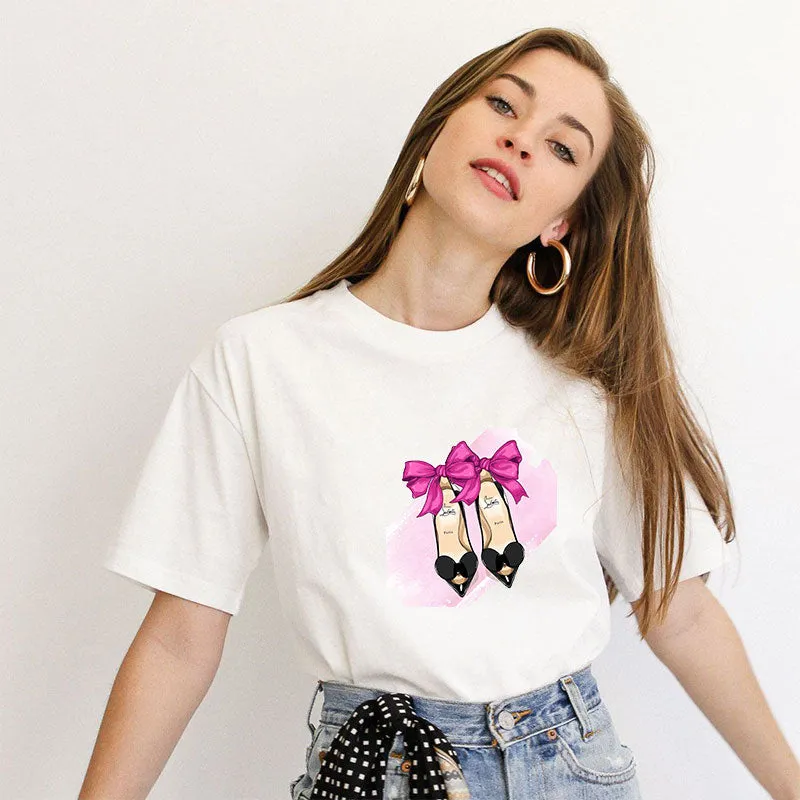 Bow Heels Cotton Tee