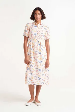 Bow Print Dress