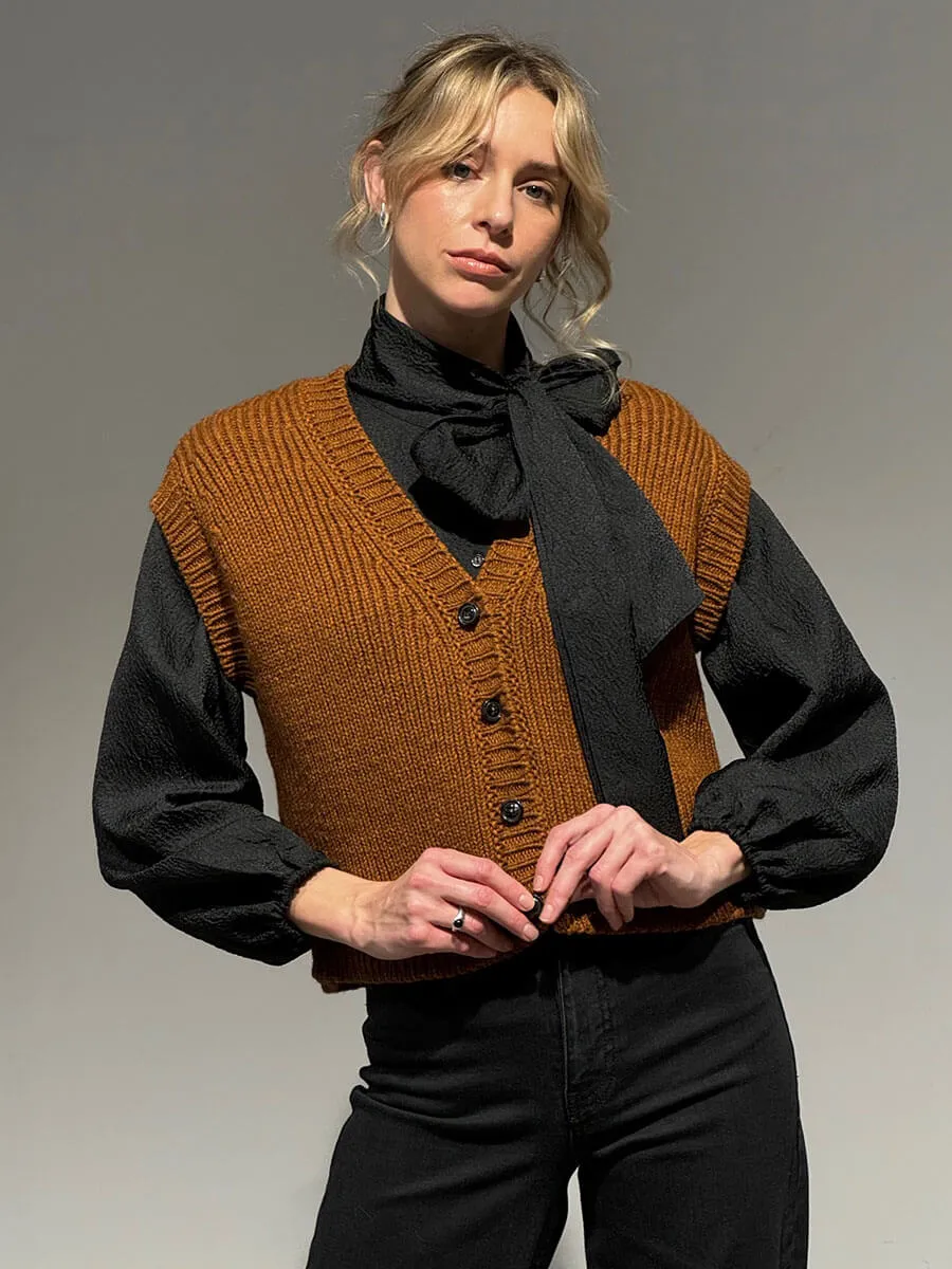 Bow Tie Shirt - Black