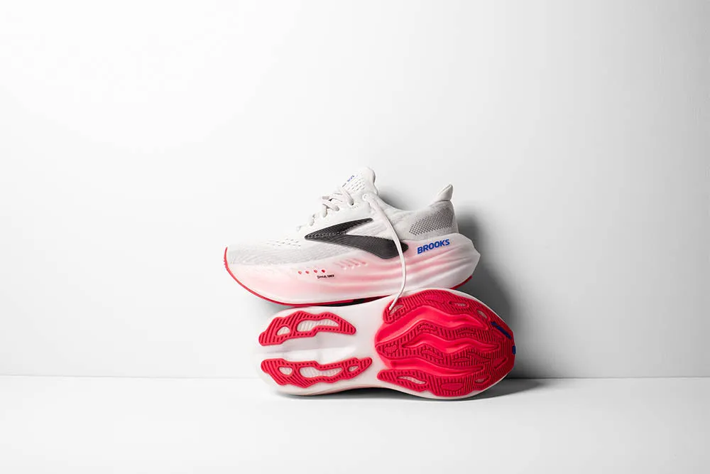Brooks Glycerin Max (Womens) - White/Diva/Pink