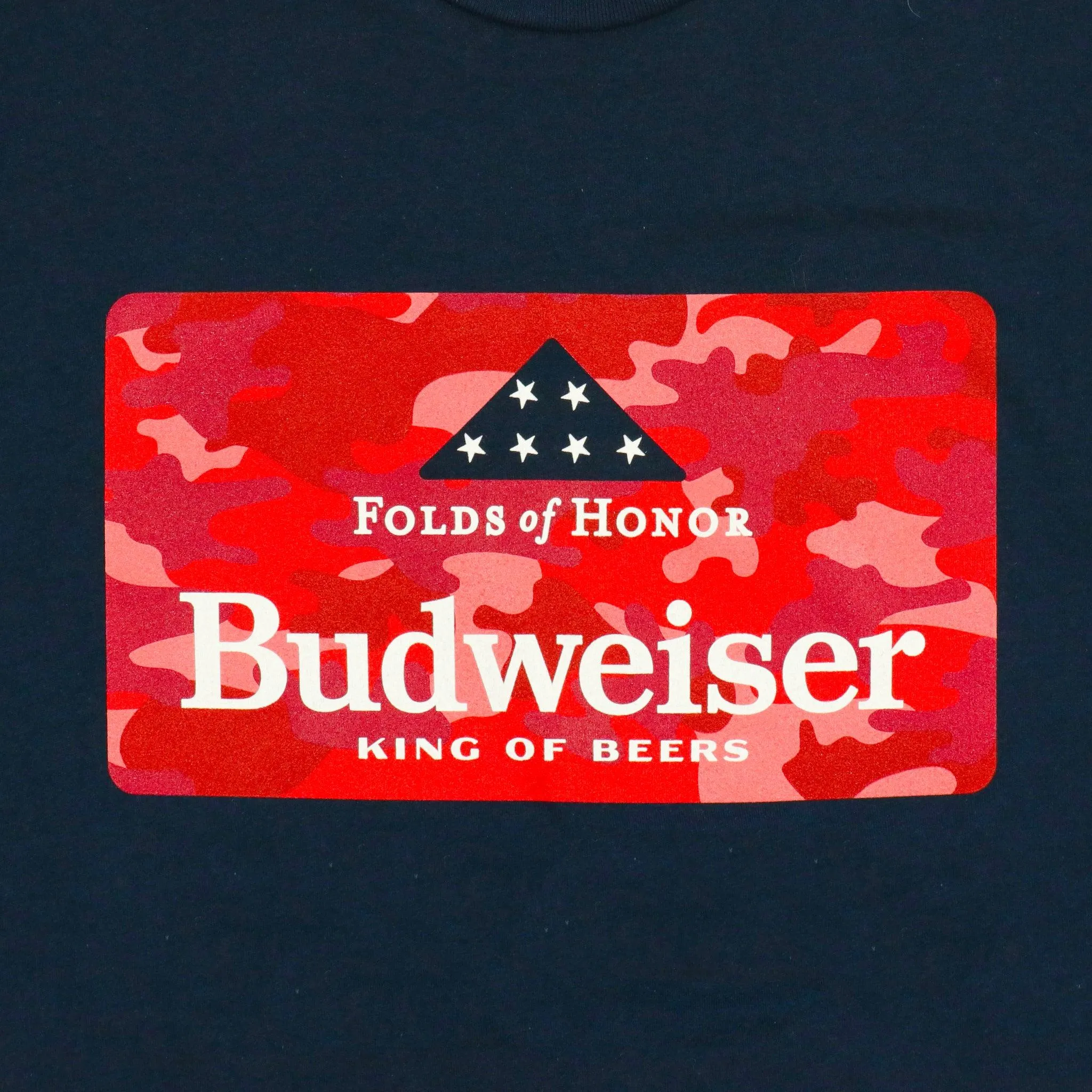 Budweiser Folds of Honor Camo Block T-Shirt