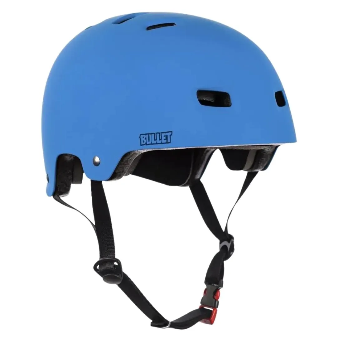 Bullet Bullet Grom Youth Kids Deluxe Skateboard Helmet T35 49-54cm - Matt Blue