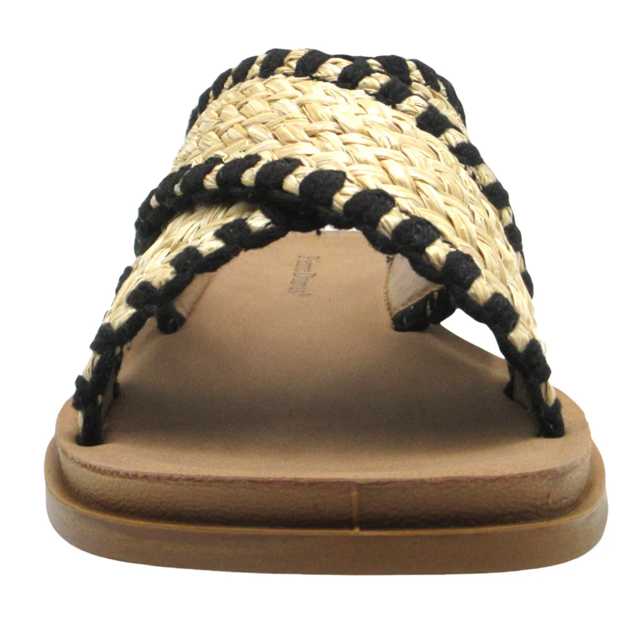 Caliso Criss Cross Strap With Stitching
