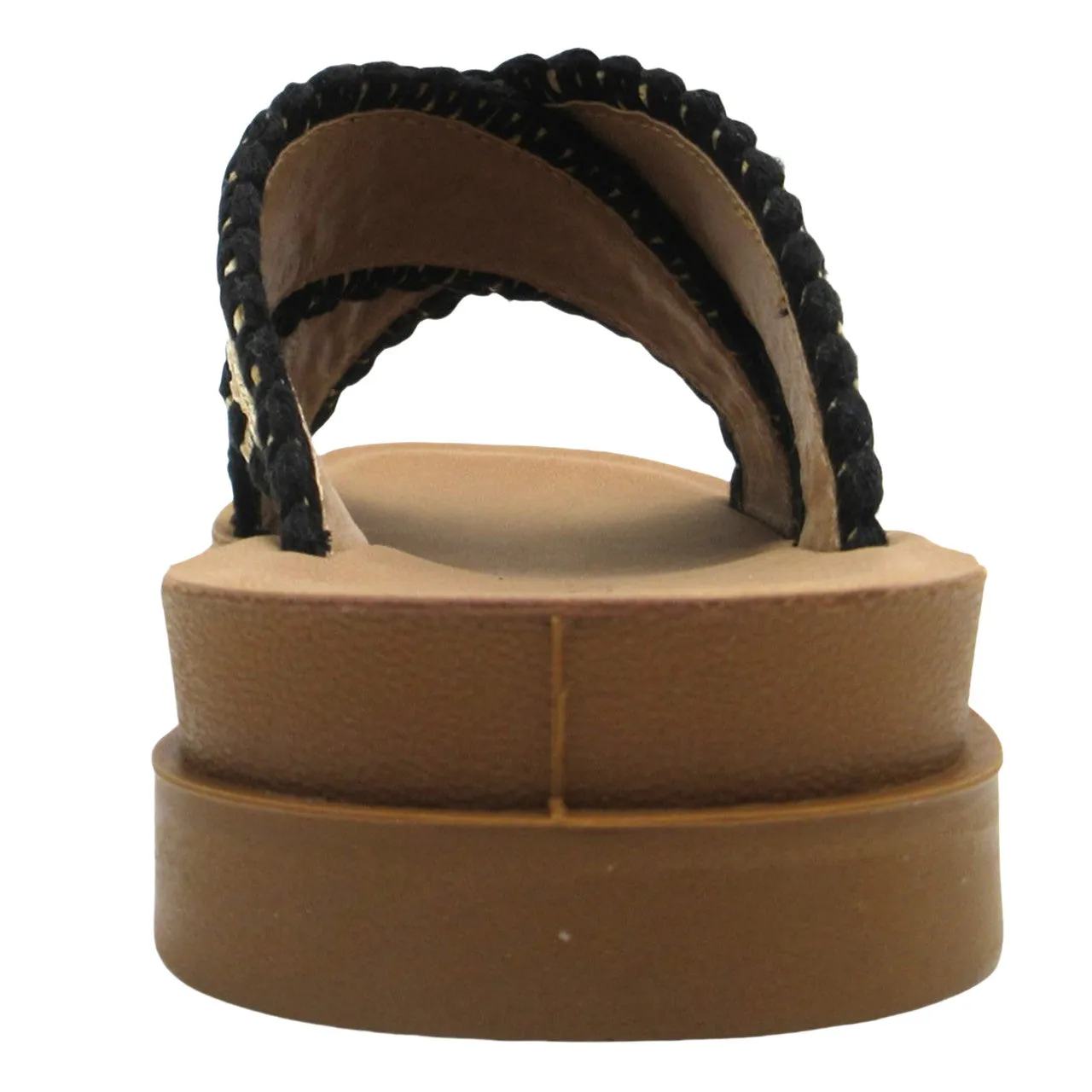 Caliso Criss Cross Strap With Stitching