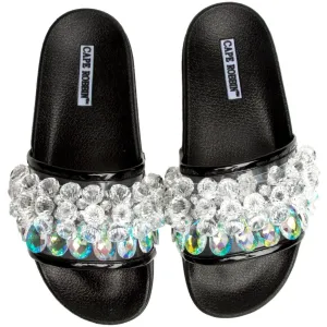 Cape Robbin Moira-63 Black Slides Black
