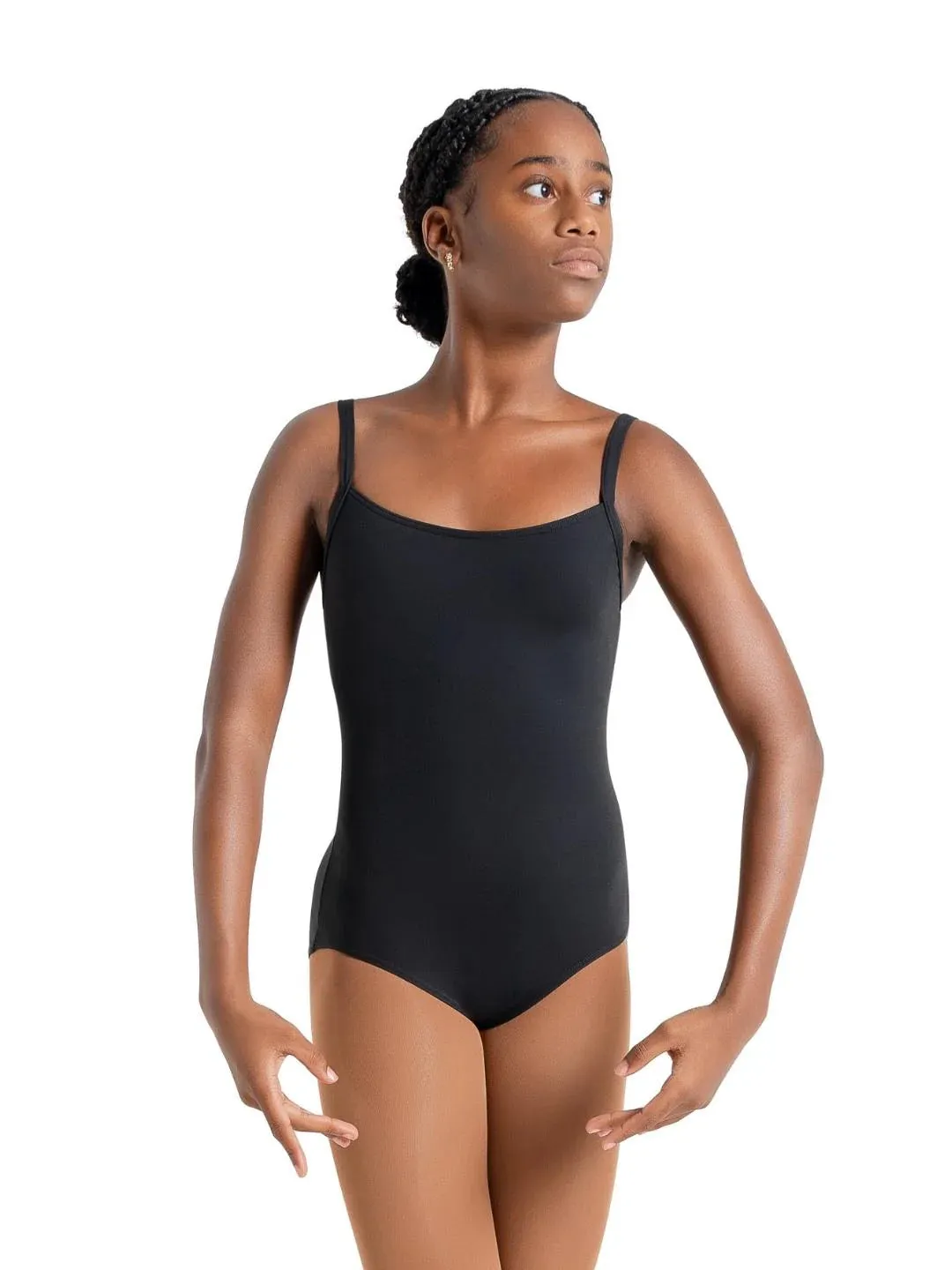 Capezio Adult Cami Tank Bratek Leotard in Black: Womens XS to XL