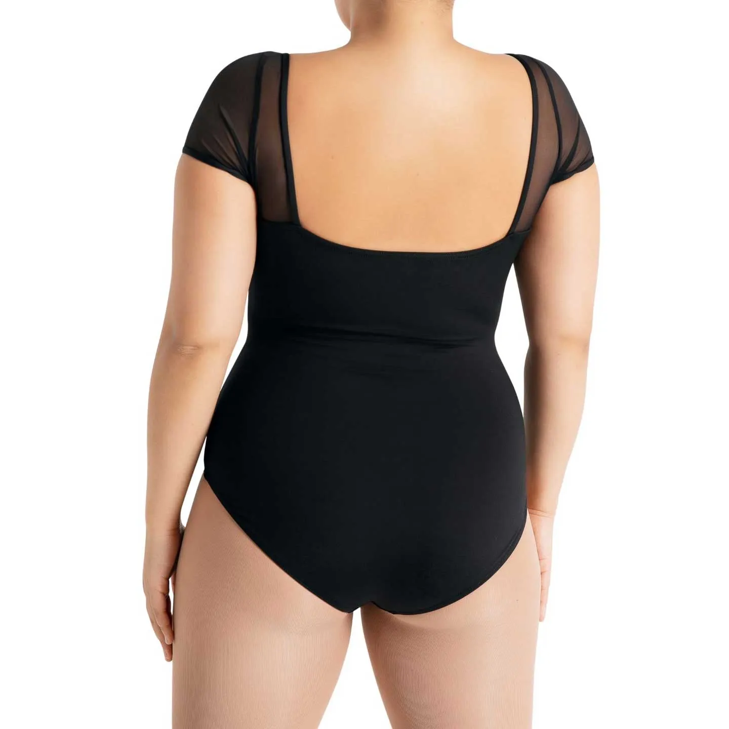 Capezio SE1039C Mesh Yoke Leotard Black - Child