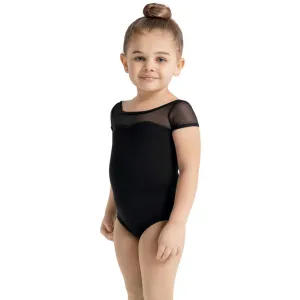 Capezio SE1039C Mesh Yoke Leotard Black - Child