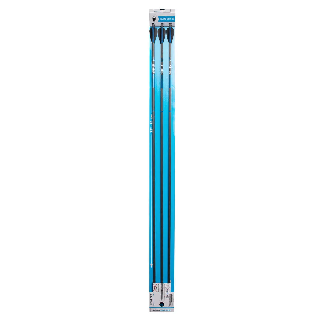 Carbon Arrows for Compound Bow Tri-Pack Club 500 CB