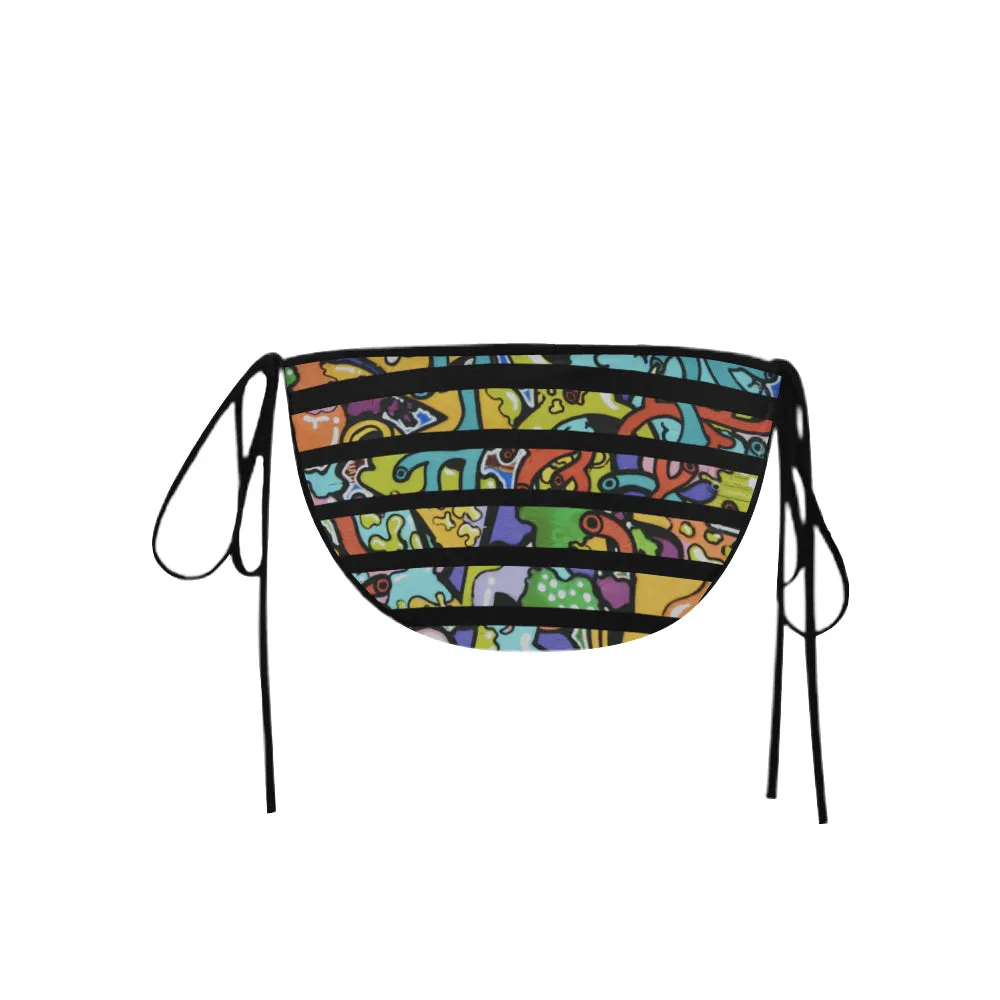 Cash Vision Graffiti Bikini Bottom - Black