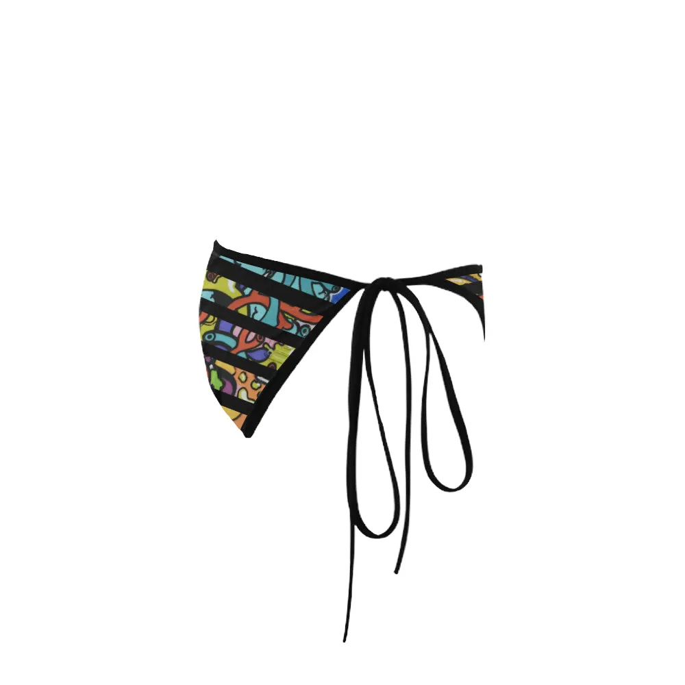 Cash Vision Graffiti Bikini Bottom - Black