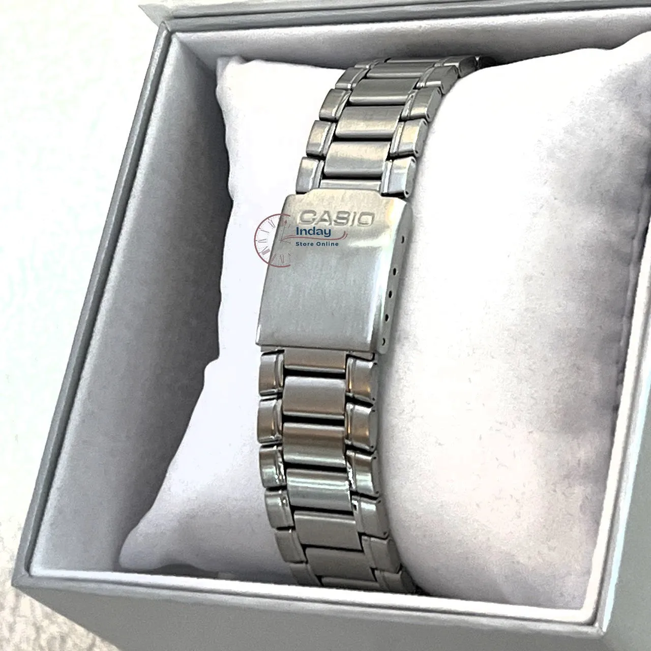 Casio Fashion Men's Watch  MTP-1183A-2A Silver Plated Stainless Steel Band Triple-fold Clasp Mineral Glass