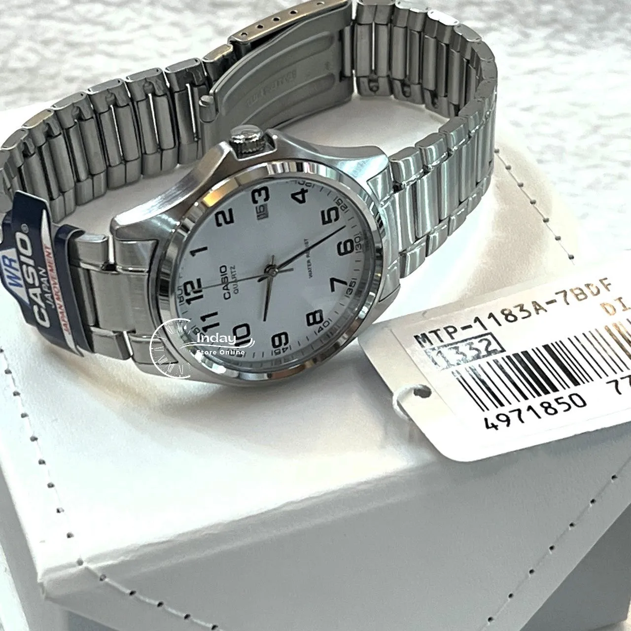 Casio Fashion Men's Watch MTP-1183A-7B Stainless Steel Band Mineral Glass