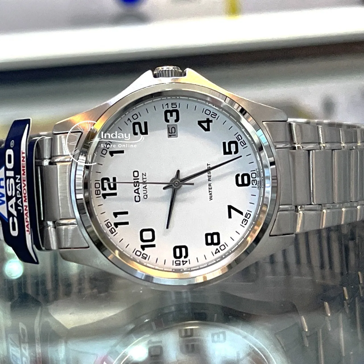 Casio Fashion Men's Watch MTP-1183A-7B Stainless Steel Band Mineral Glass