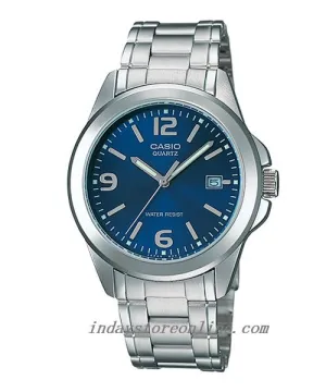 Casio Fashion Men's Watch MTP-1215A-2A Stainless Steel Strap Mineral Glass