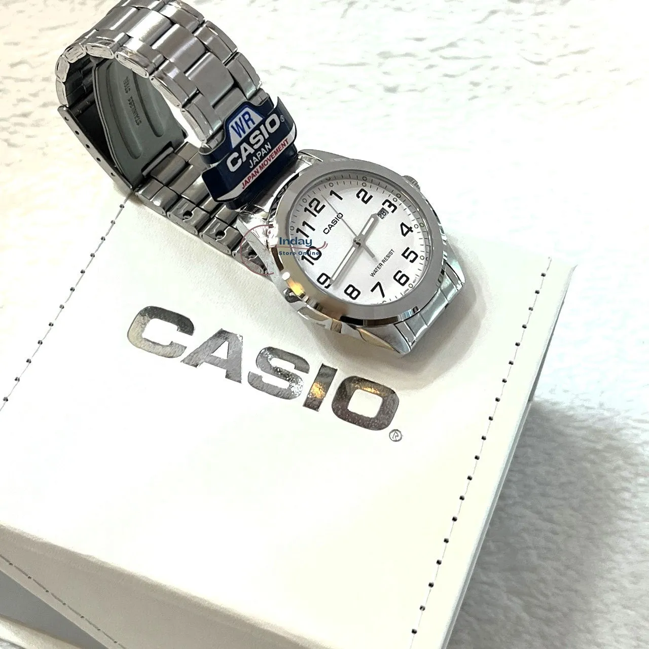 Casio Fashion Men's Watch MTP-1215A-7B2 Stainless Steel Band Mineral Glass