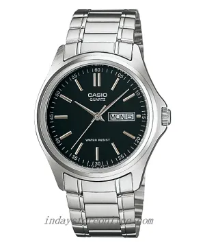Casio Fashion Men's Watch MTP-1239D-1A Stainless Steel Band Mineral Glass
