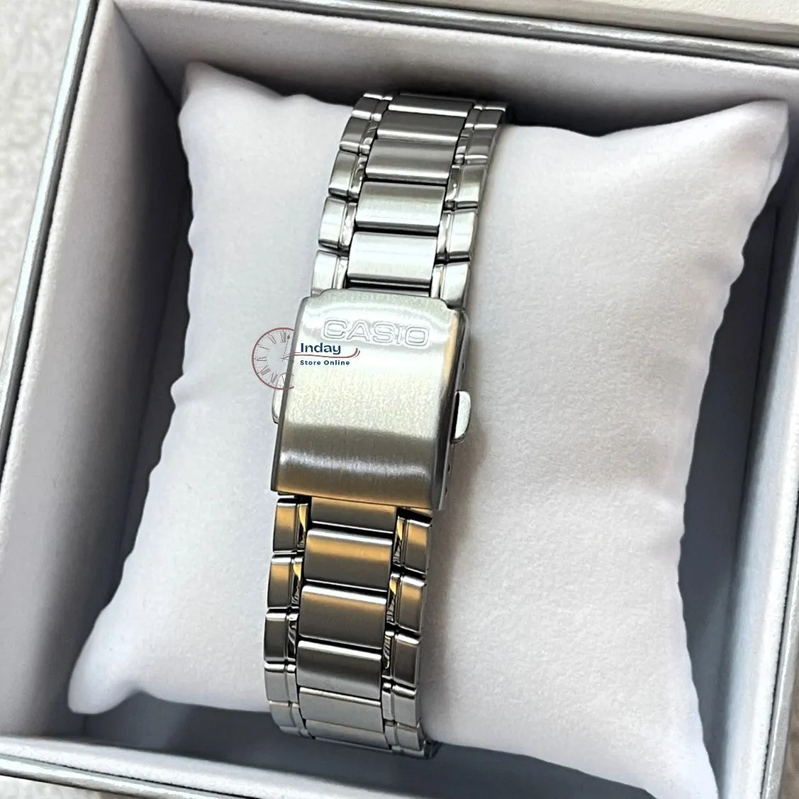 Casio Fashion Men's Watch MTP-1239D-1A Stainless Steel Band Mineral Glass
