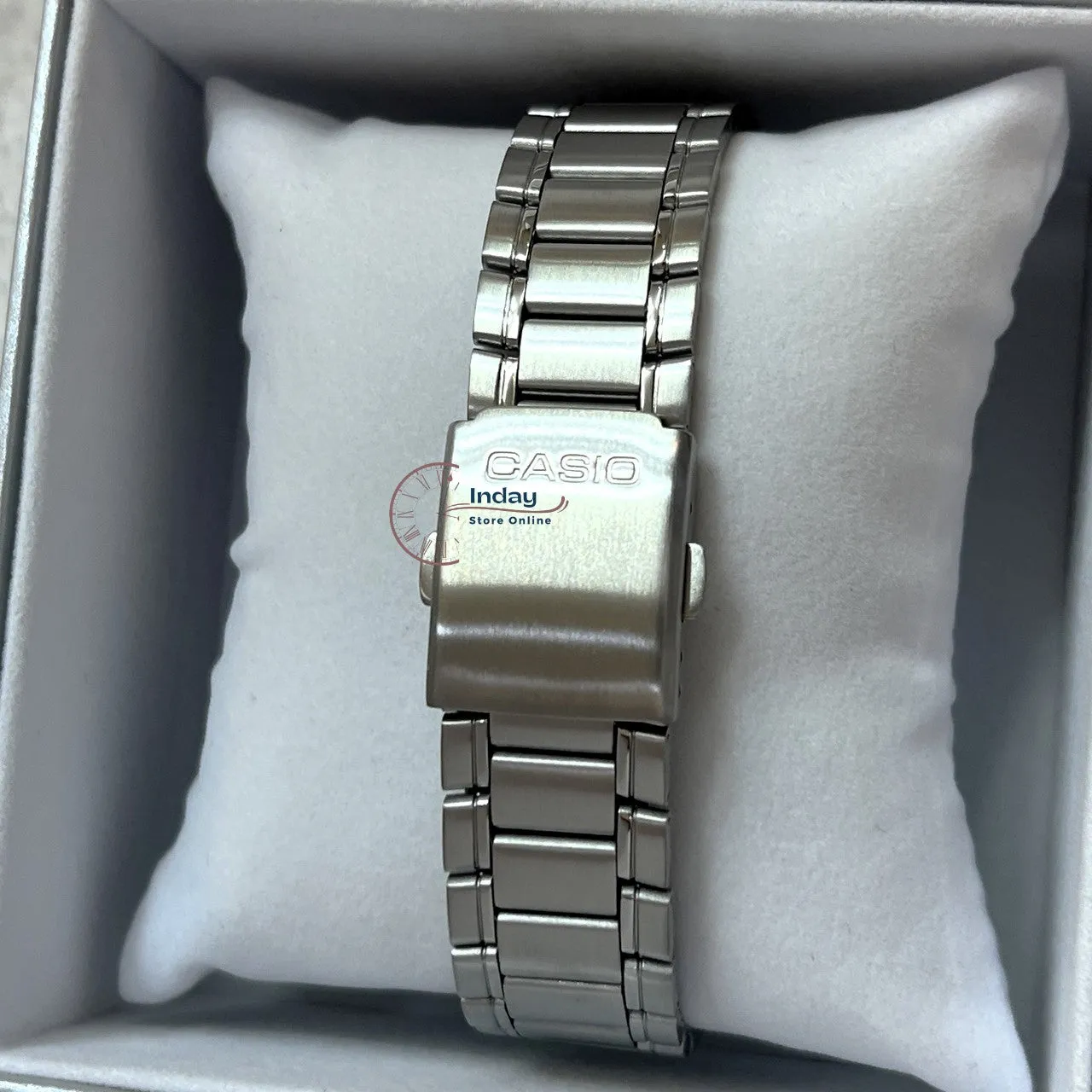 Casio Fashion Men's Watch MTP-1239D-7A Stainless Steel Band Mineral Glass