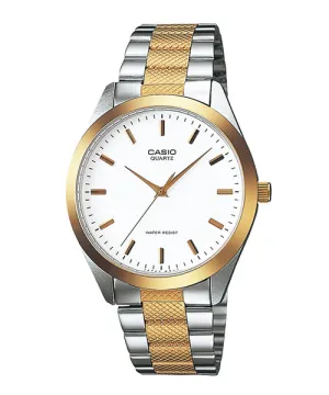 Casio Fashion Men's Watch MTP-1274SG-7A Two-tone Stainless Steel Band