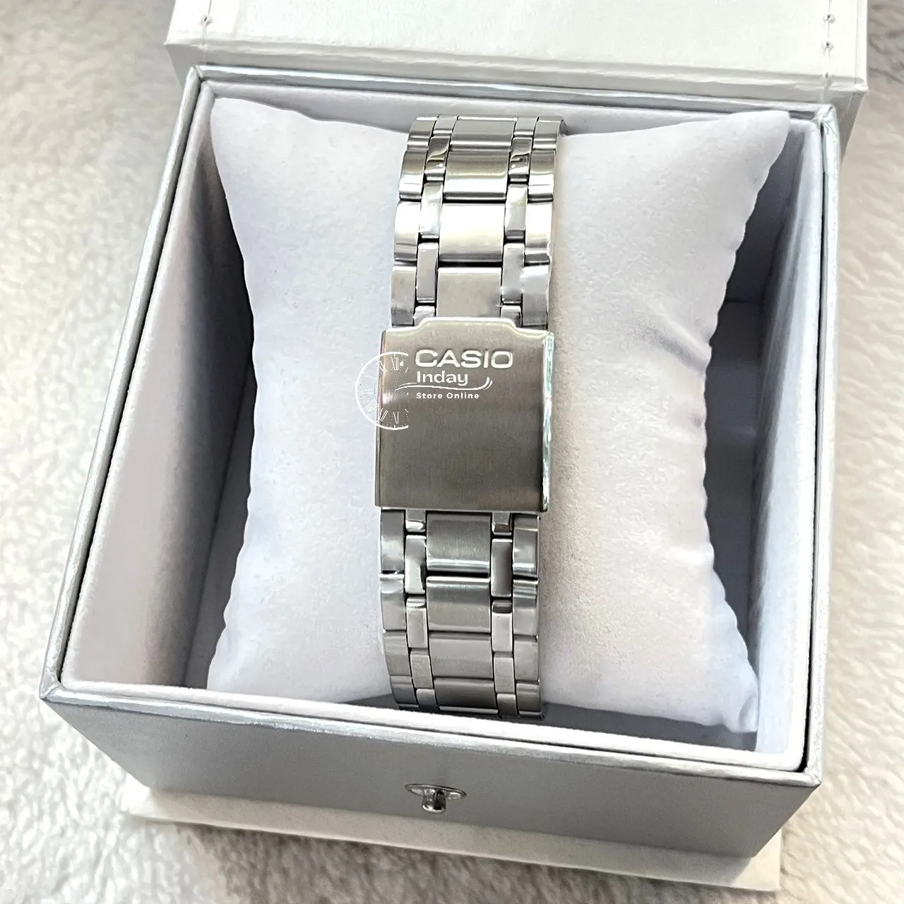Casio Fashion Men's Watch MTP-1314D-7A Stainless Steel Strap Mineral Glass
