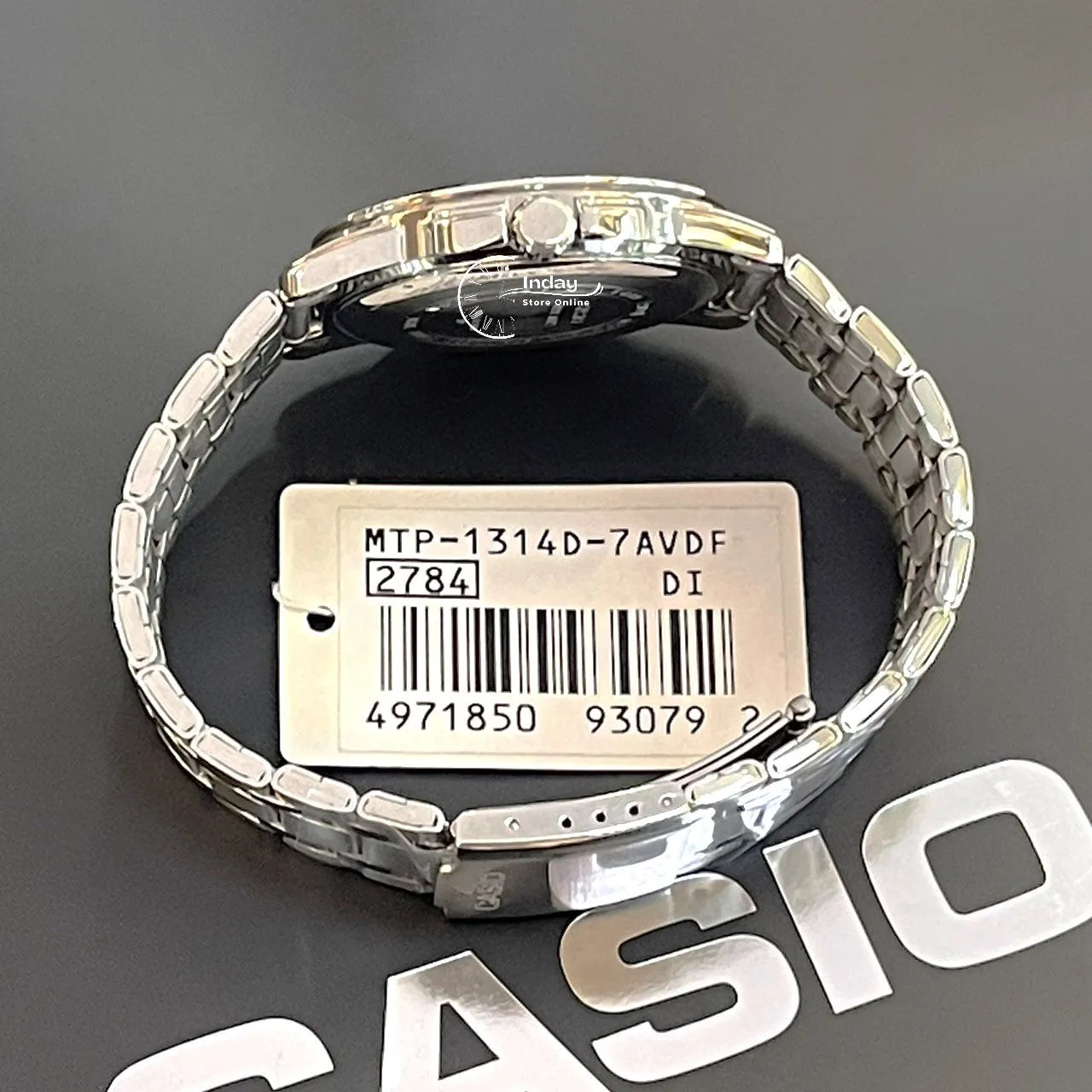 Casio Fashion Men's Watch MTP-1314D-7A Stainless Steel Strap Mineral Glass