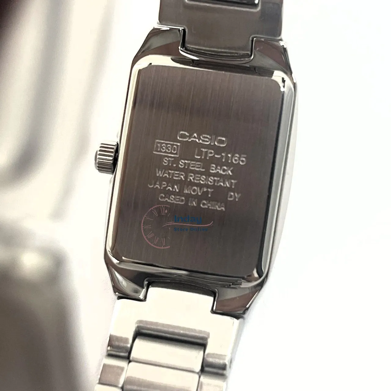 Casio Fashion Women's Watch LTP-1165A-1C2 Silver/Black Stainless Steel Band Mineral Glass