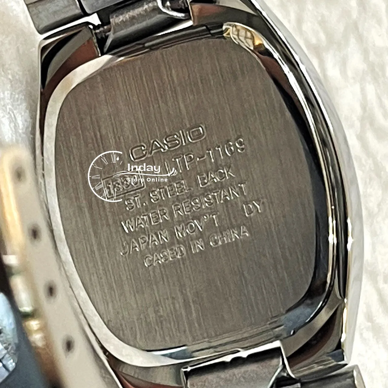 Casio Fashion Women's Watch LTP-1169D-1A Silver/Black Stainless Steel Band