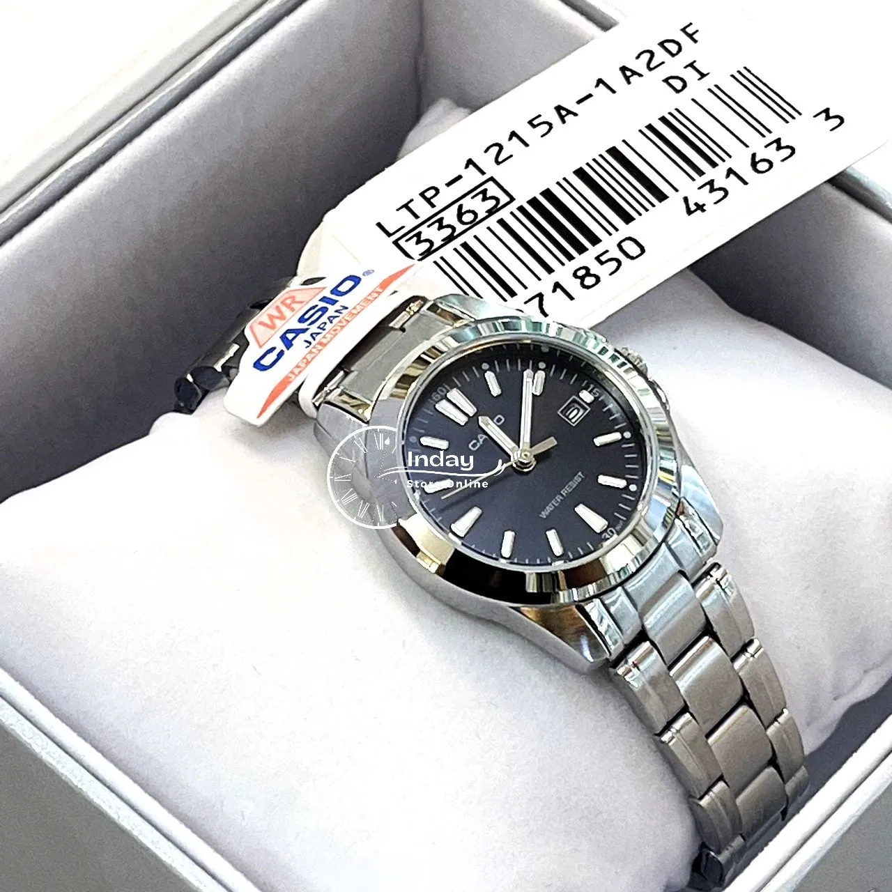 Casio Fashion Women's Watch LTP-1215A-1A2 Silver Stainless Steel Band Mineral Glass
