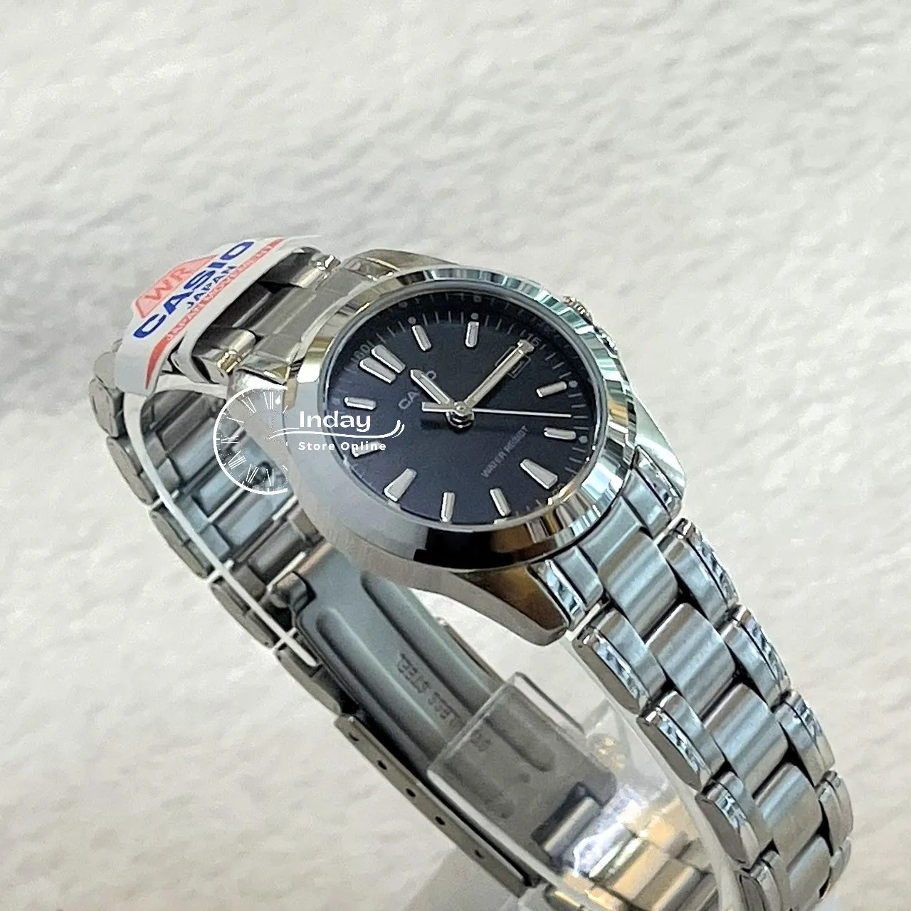 Casio Fashion Women's Watch LTP-1215A-1A2 Silver Stainless Steel Band Mineral Glass