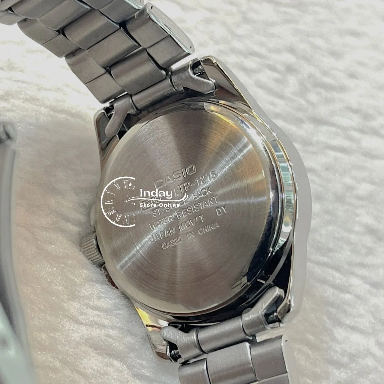 Casio Fashion Women's Watch LTP-1215A-1A2 Silver Stainless Steel Band Mineral Glass