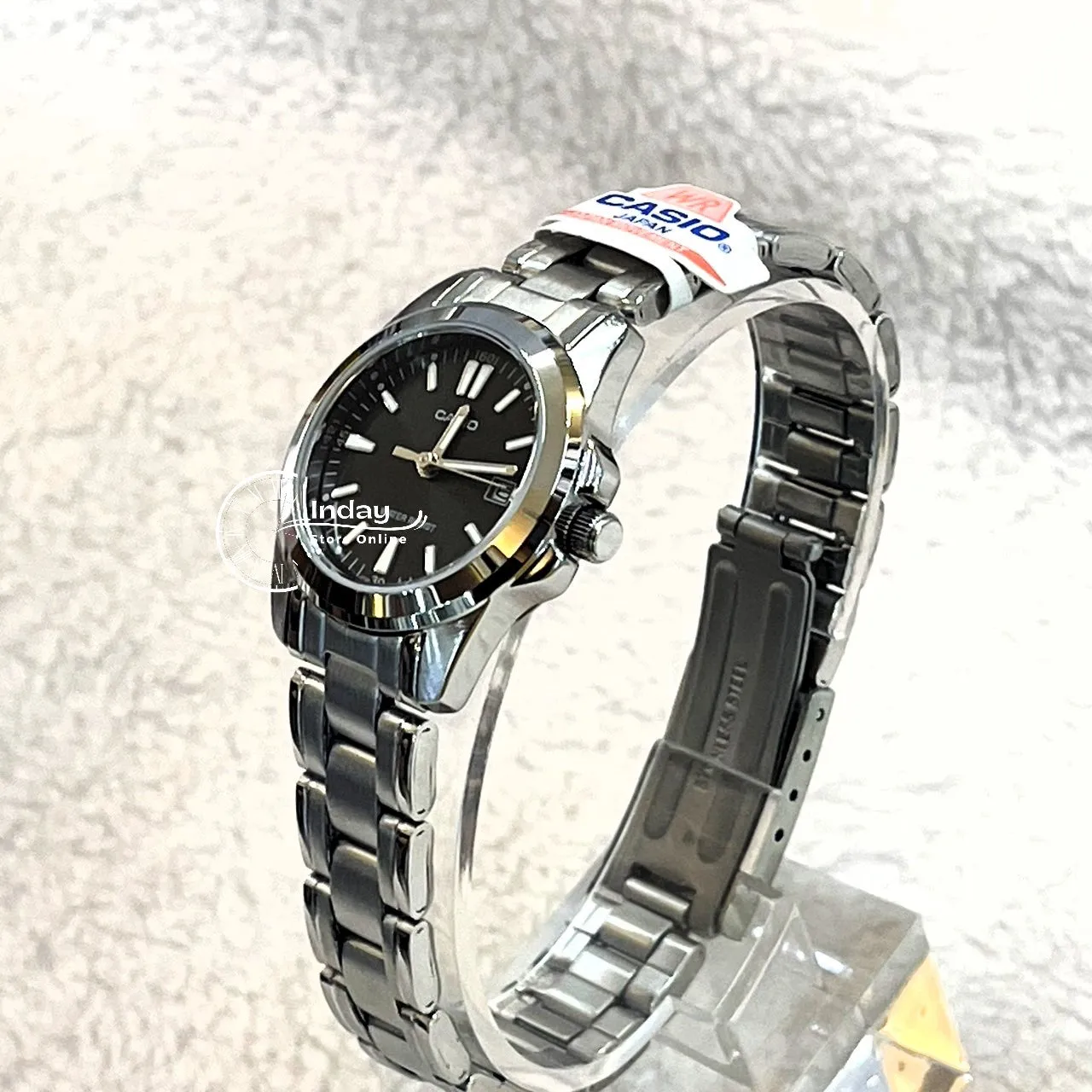Casio Fashion Women's Watch LTP-1215A-1A2 Silver Stainless Steel Band Mineral Glass