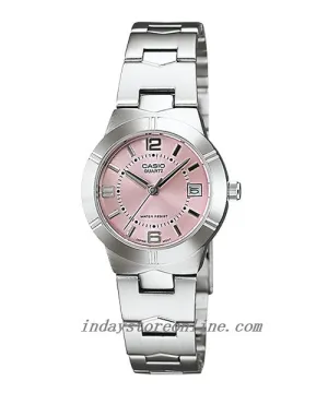 Casio Fashion Women's Watch LTP-1241D-4A Silver Stainless Steel Band Mineral Glass
