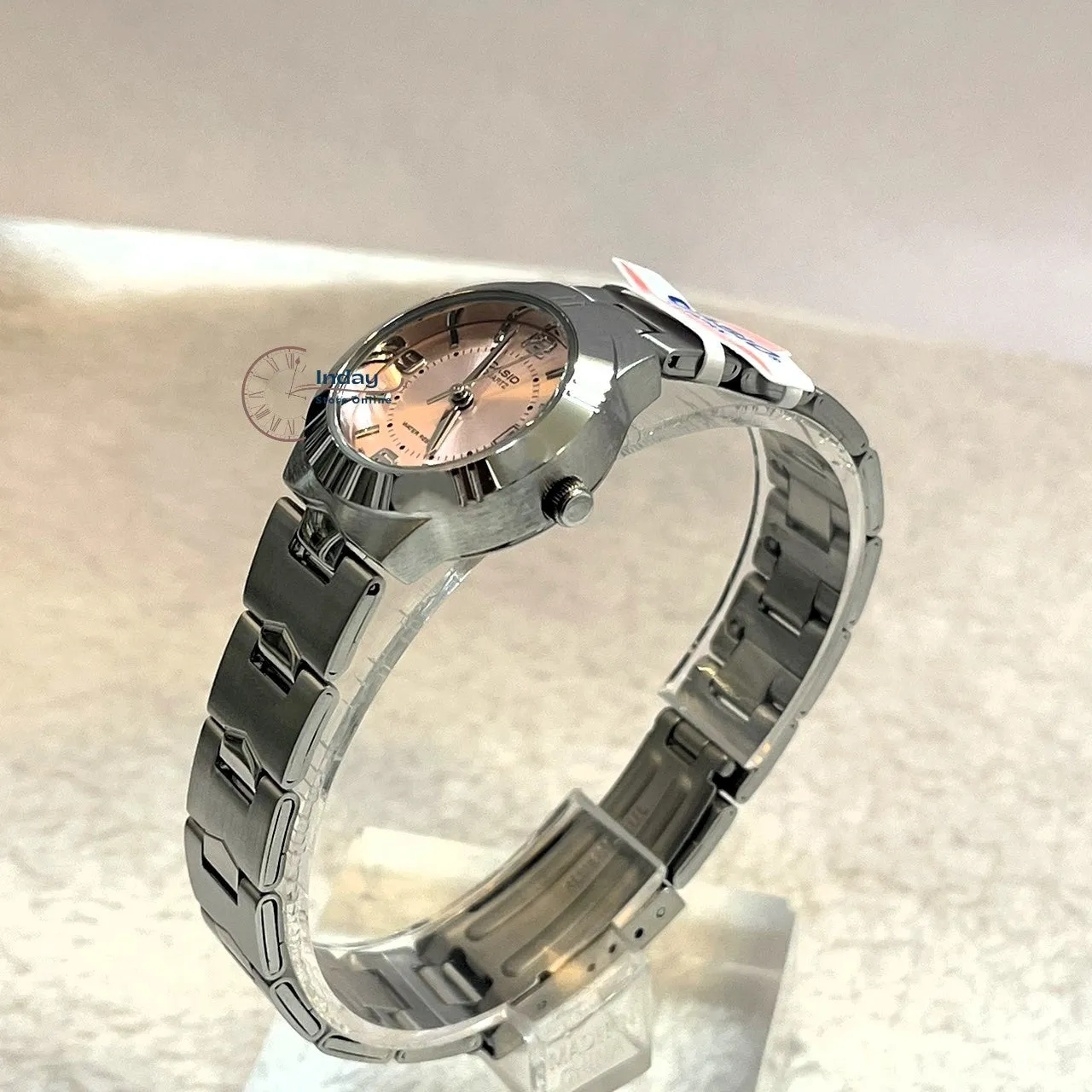 Casio Fashion Women's Watch LTP-1241D-4A Silver Stainless Steel Band Mineral Glass