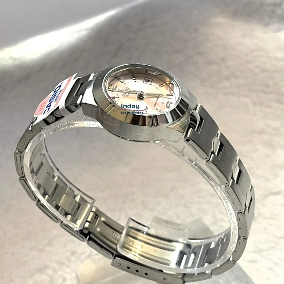 Casio Fashion Women's Watch LTP-1241D-4A Silver Stainless Steel Band Mineral Glass