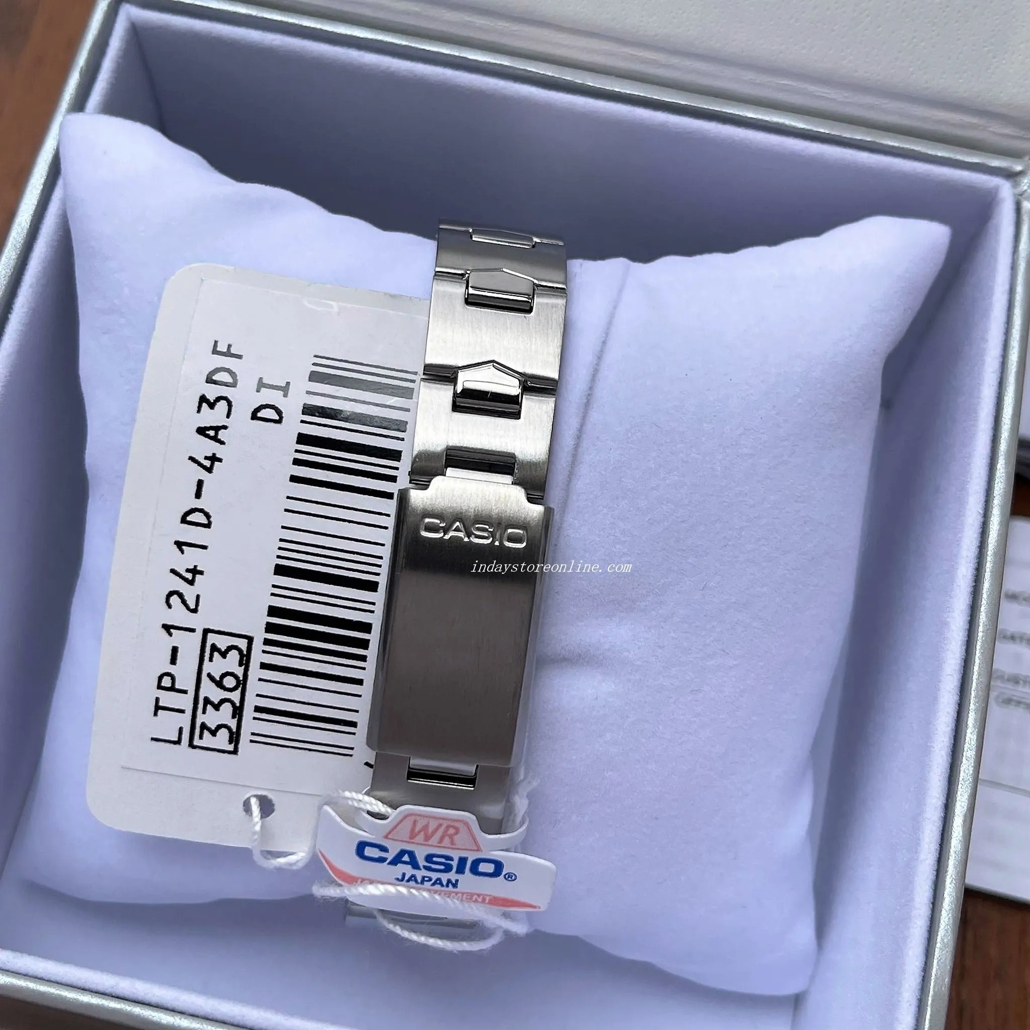 Casio Fashion Women's Watch LTP-1241D-4A3  Silver Stainless Steel Band Mineral Glass