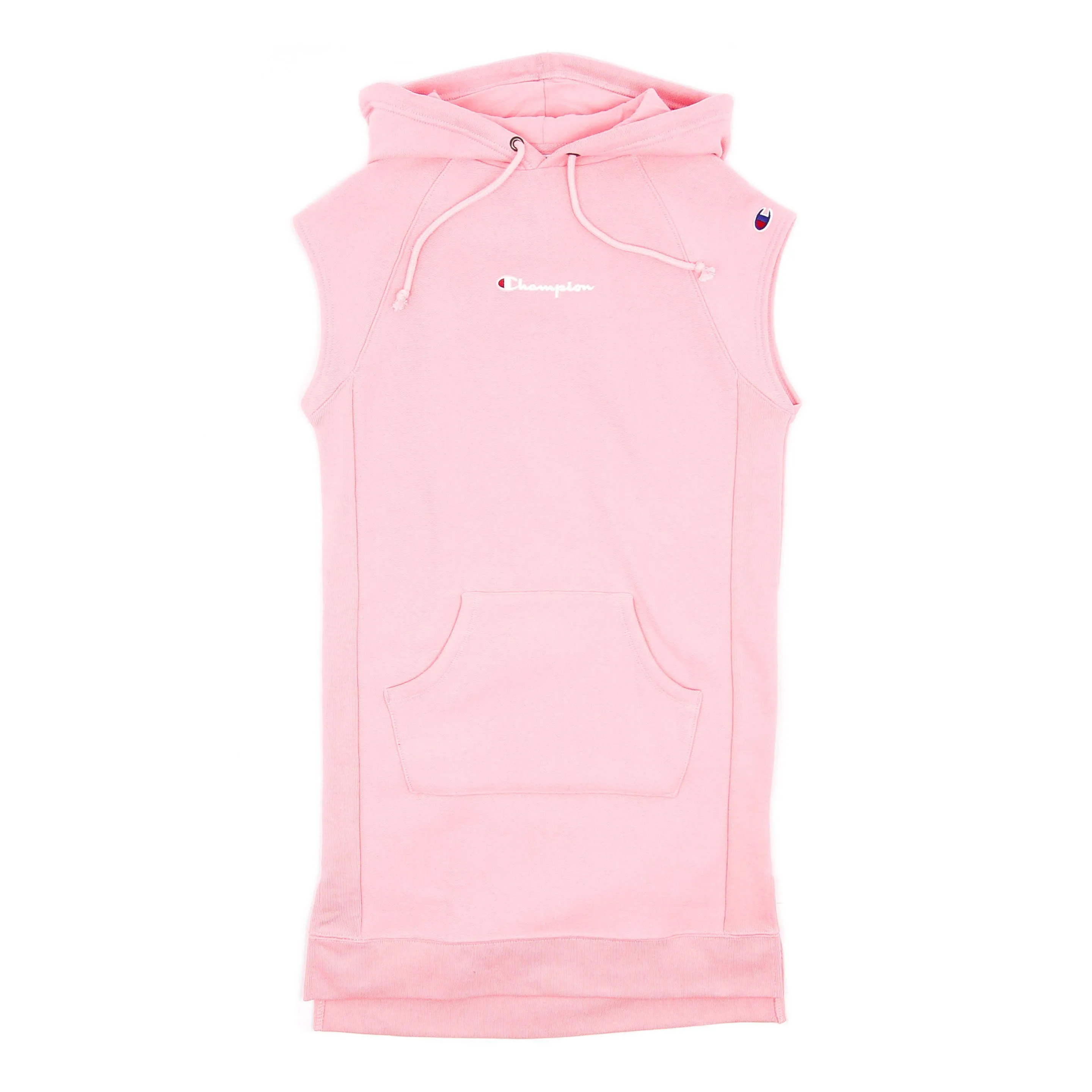 Champion Women's Reverse Weave Dress W/hood Embroidered Pink Bow WL779-579727-7CY