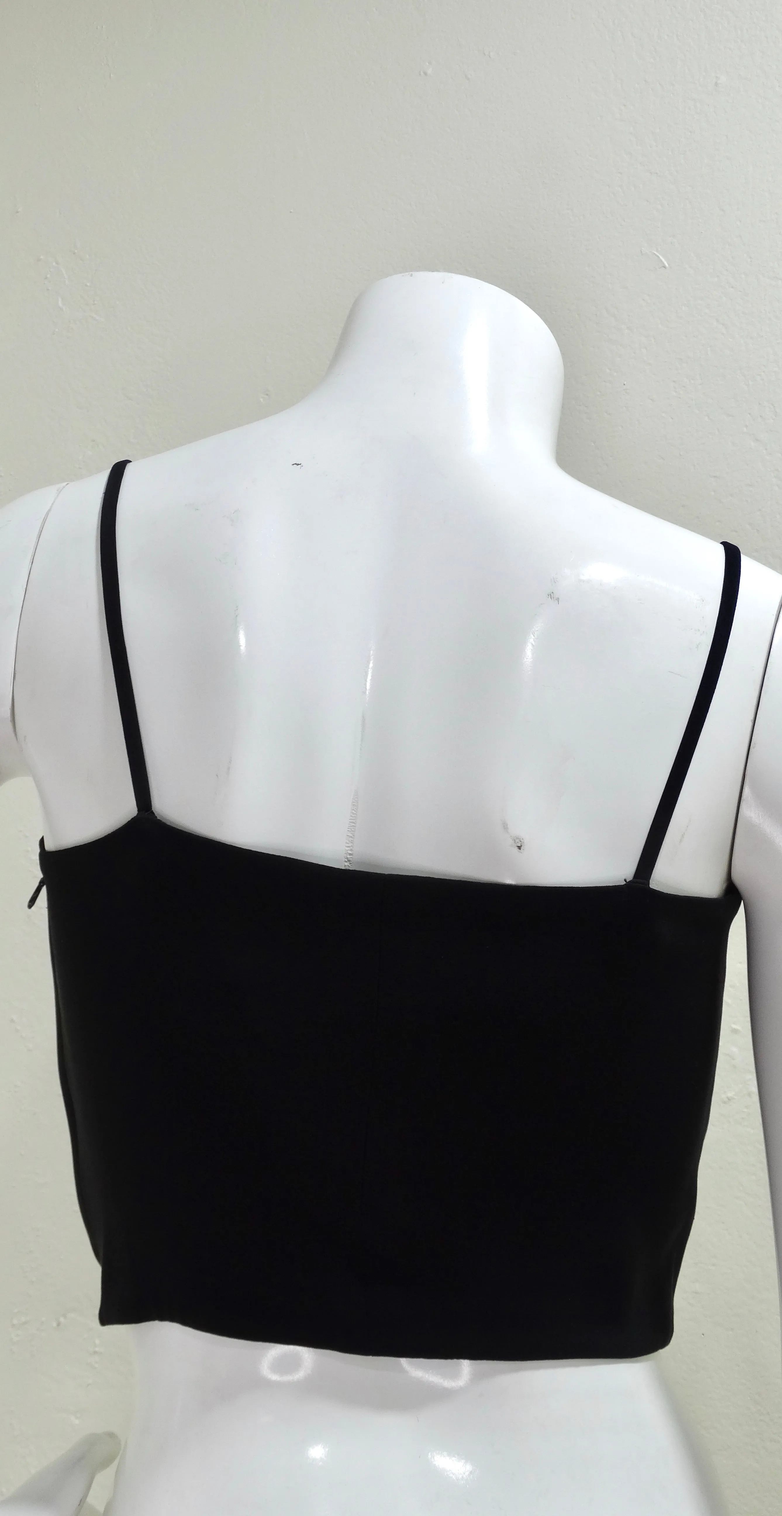 Chanel Black Cami Crop-Top