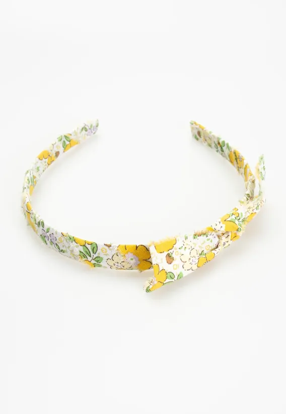 Charlotte Bow Floral Headband - Assorted